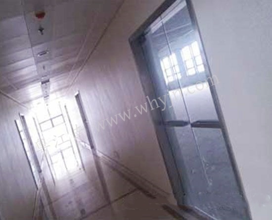 寫字樓無框玻璃地簧門